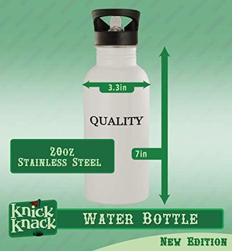 Cadourile Knick Knack au Millwright? - Sticlă de apă din oțel inoxidabil de 20oz, argint