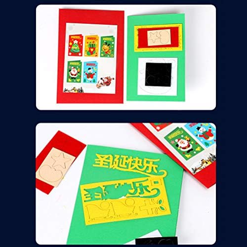 Stobok DIY Cărțiri de Crăciun Felicitări de Crăciun livrări accesorii artizanale handmade pentru copii