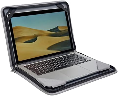 Carcasă de mesagerie cu laptop din piele gri Broonel-Compatibil cu Acer Aspire 3 A315-58-5700 15,6 laptop